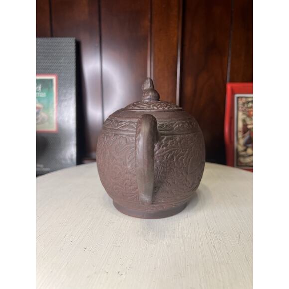 Yixing Zisha Chinese Clay Teapot 2008 Purple Clay Handmade Year Of Rat - Picture 7 of 10